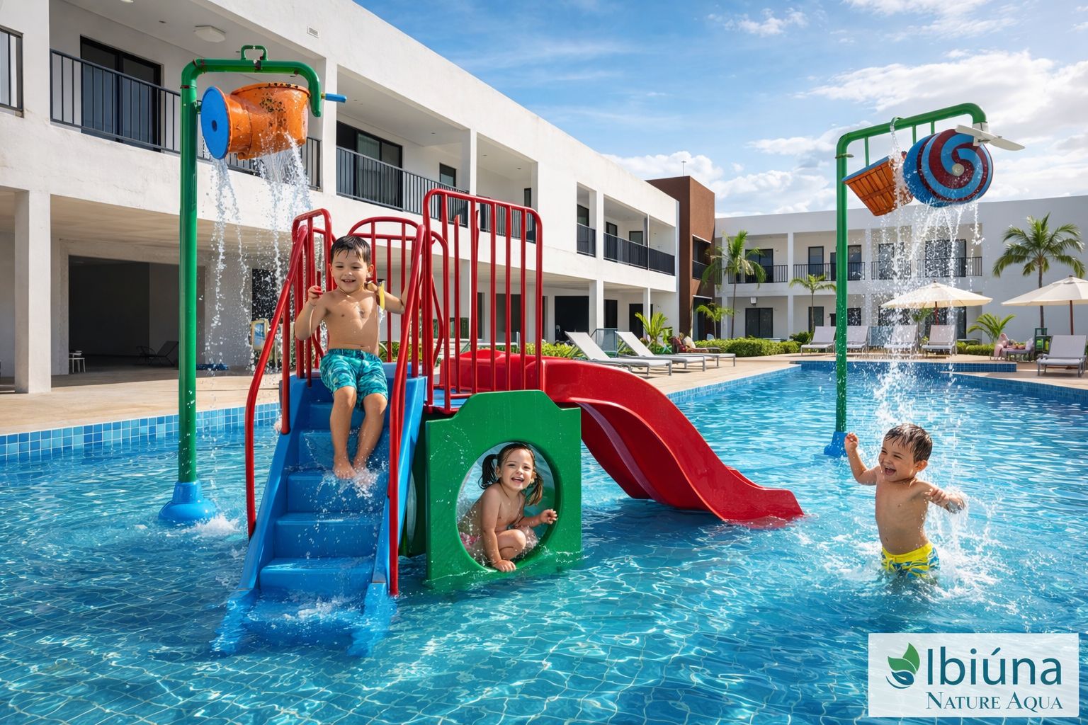 Parque aquático infantil